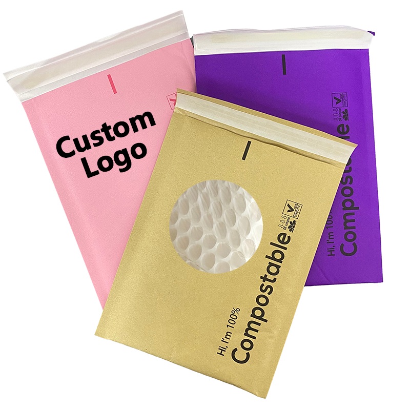 జీల్ X స్థిరమైన ప్యాకేజింగ్ కోసం పర్యావరణ అనుకూల క్రాఫ్ట్ ఎన్వలప్ బబుల్ మెయిలింగ్ బ్యాగ్‌లను ప్రారంభించింది