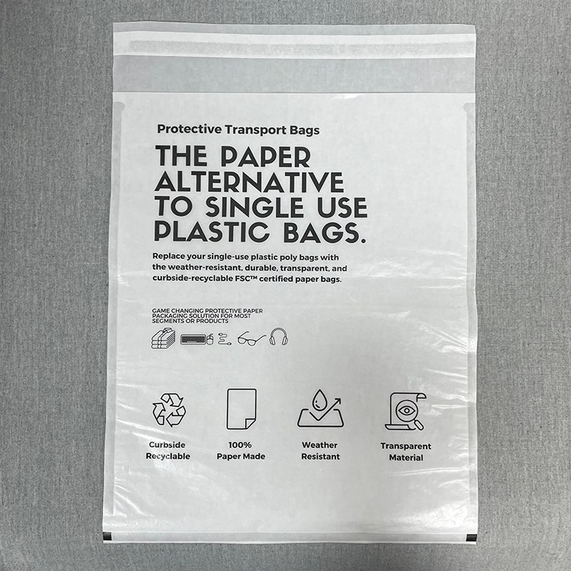 కస్టమ్ బయోడిగ్రేడబుల్ గ్లాసైన్ పేపర్ బ్యాగులు ప్లాస్టిక్ రహిత పారదర్శక ప్యాకేజింగ్ తయారీదారు